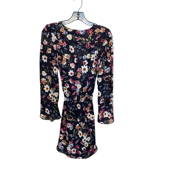 Parker Women’s Amanda Silk Floral Ruffle Mini Dress Cosmic Daisy Size XS - Picture 4 of 7